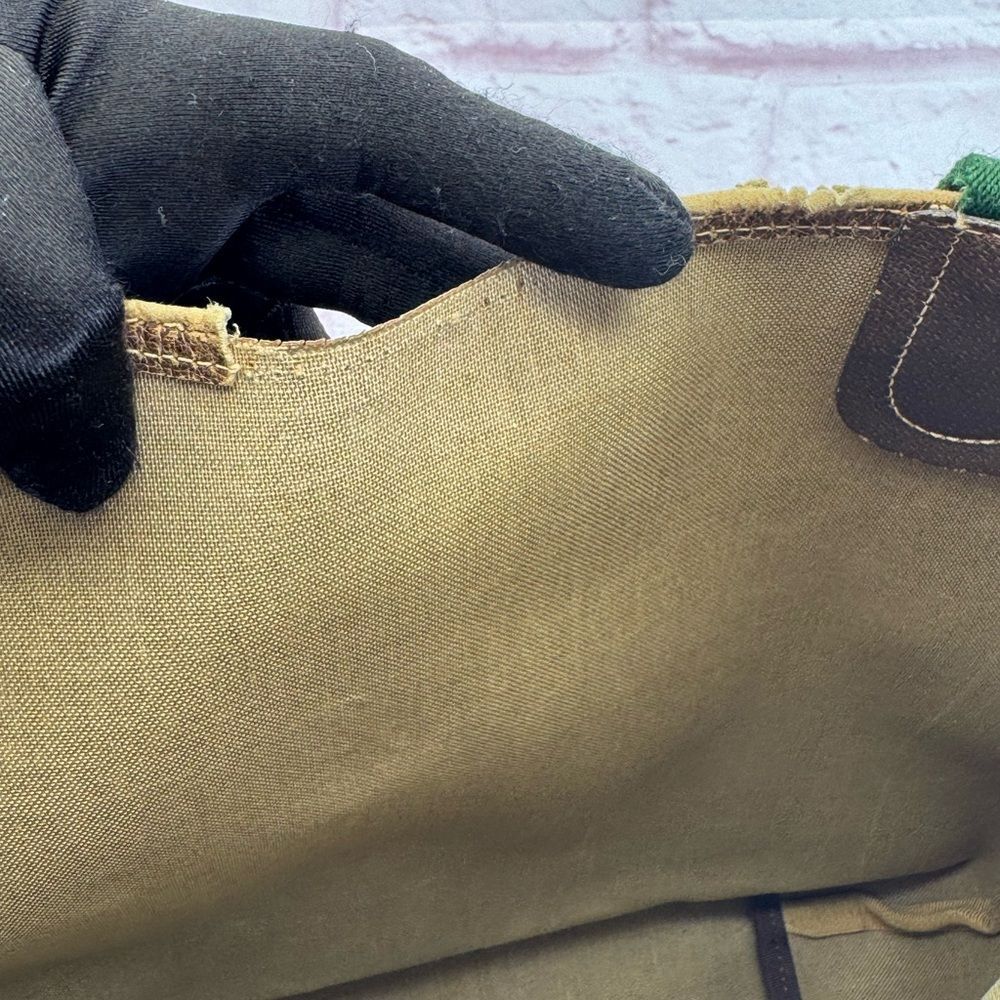 Gucci Vintage Web Sherry Line Beige Monogram Tote - Picture 15 of 15